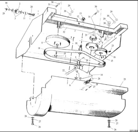 Hayter Condor Ratchet Drive - 511R (511R001001 - 511R099999) - Transmission Assembly