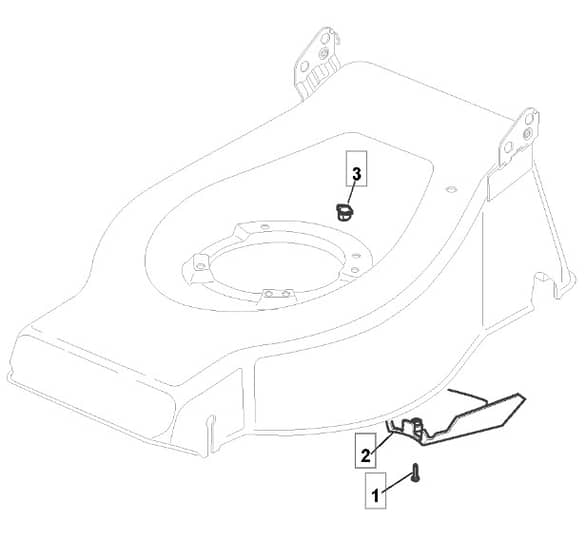 MLF 4810 RPD - 2009 - 294489033/MFR - Mountfield Rotary Mower Belt Protection Diagram