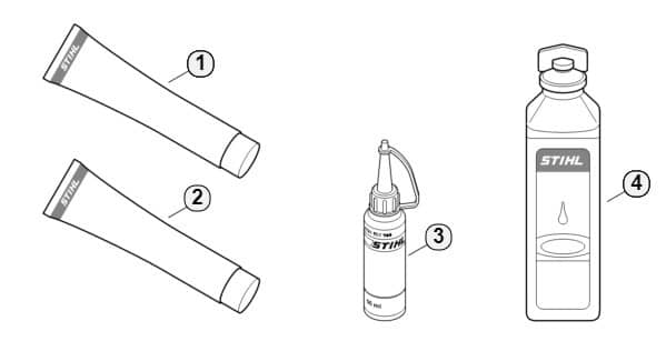 Genuine Stihl SR430 / Q - Miscellaneous lubricants and greases