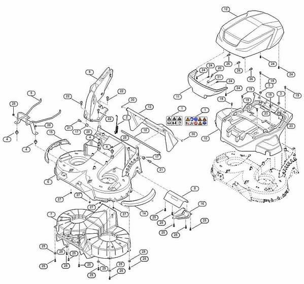 Genuine Stihl RMA765 V / C - Housing