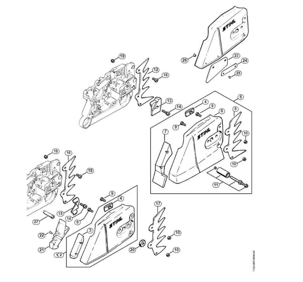 Stihl 064 Chain Sprocket Cover - F-Group