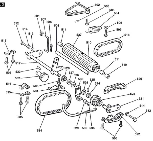 Atco Admiral 16SE - F016L80473 - Drive Assembly