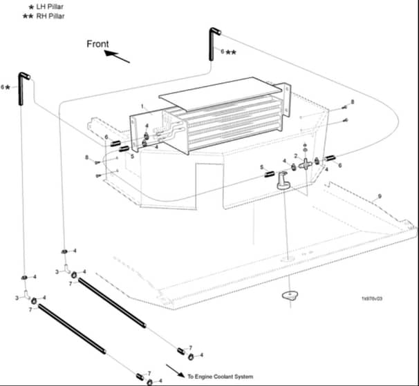 Hayter Full Air Con Kit For - 978V - Heater Components