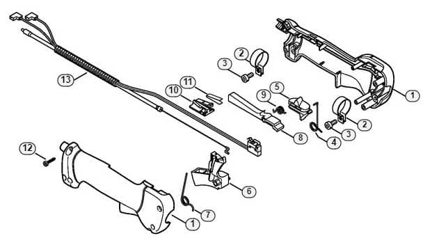 Genuine Stihl HT70 / P - Handle