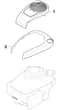 HP42 H - 2016-2017 - 295441038/BQ - Mountfield Rotary Mower Engine Cover Diagram