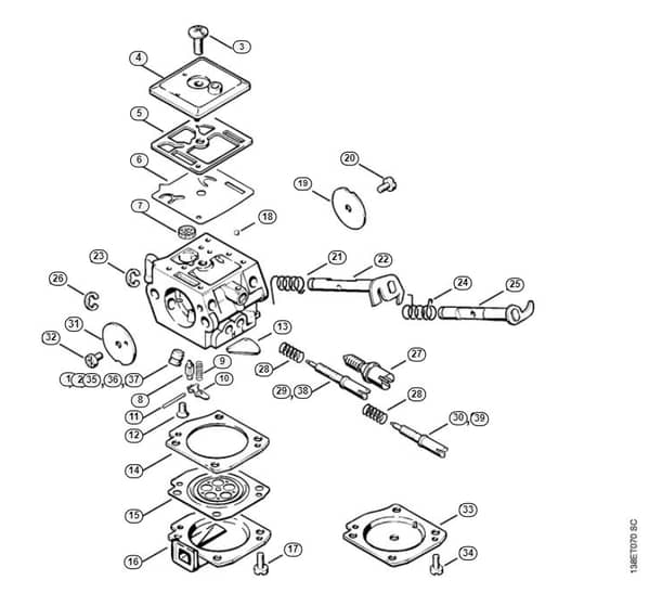 Stihl 036 Br Carburetor - L-Group