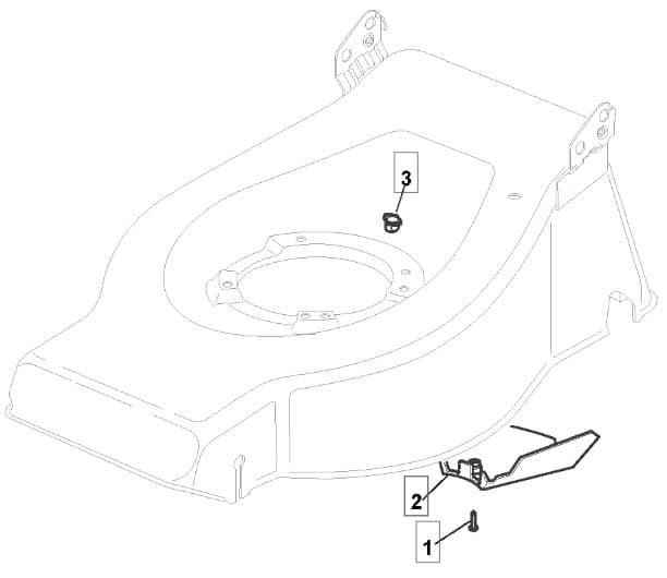 EL 46 R HP - 2006-2007 - 294480673/MOR - Mountfield Rotary Mower Belt Protection Diagram