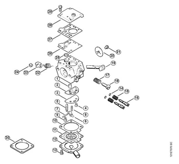Stihl 038 Carburetor - M-Group