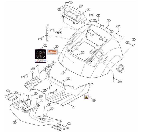 Genuine Stihl RT4082.1 / C - Cover