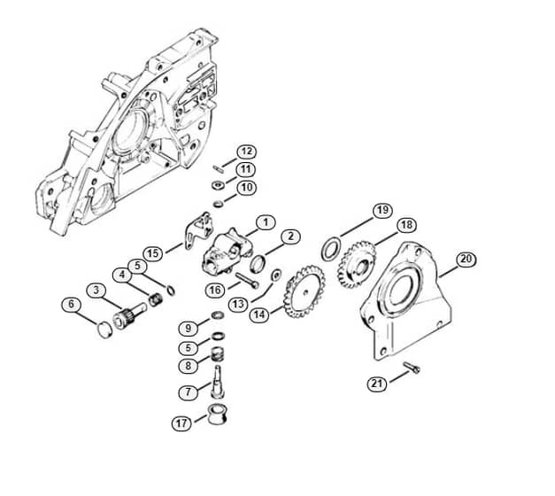 Stihl 045 Av Oil Pump - C-Group