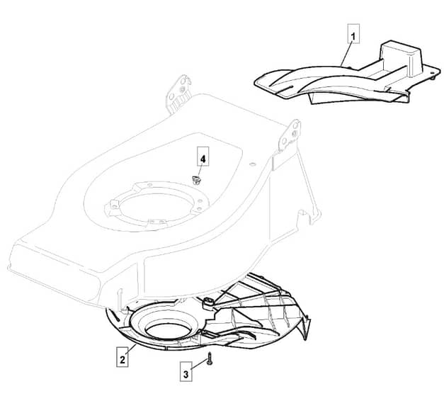 MLFI 53 TRHV - 2009 - 291593038/MFR - Mountfield Rotary Mower Belt Protection Diagram