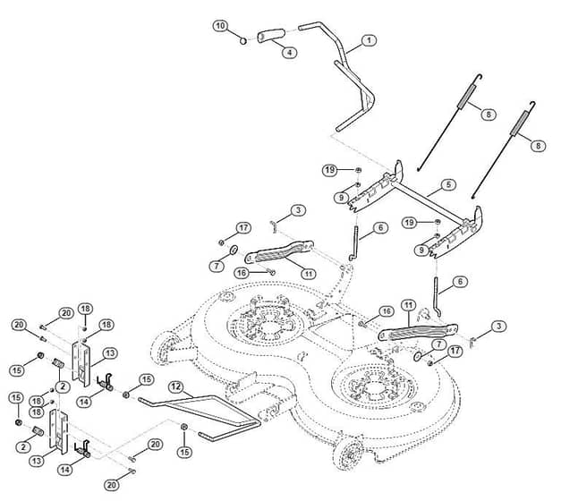 Genuine Stihl RT6127.0 ZL / K - Height adjustment