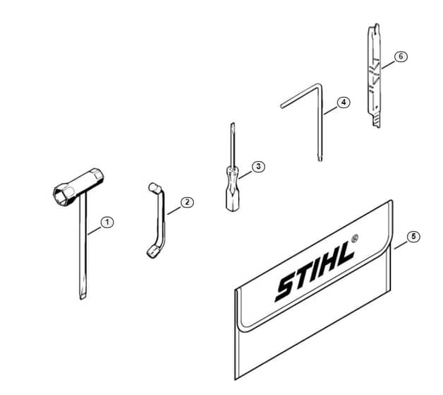Stihl 020 T Tools, Extras - O-Group