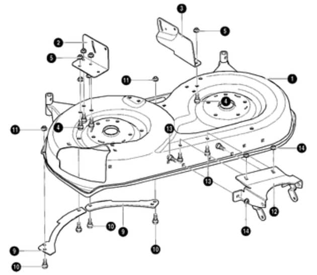Hayter Heritage 19-42 - 147R (147R001001 - 147R099999) - Pre-Painted Deck Assembly