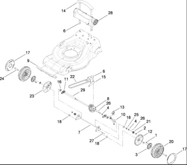 Hayter R48 - 447T (447T280T00001 - 447T280T99999) - Drive Assy