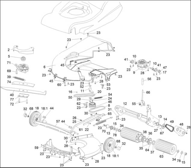 Hayter Harrier 56 BBC AD - 563J (400000000 - 999999999) - Lower Mainframe