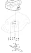 S46 HP Li - 2016 - 295485003/M16 - Mountfield Rotary Mower Blade Diagram