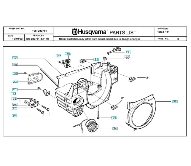 Husqvarna 14120040100001-CURRENT - Crankcase