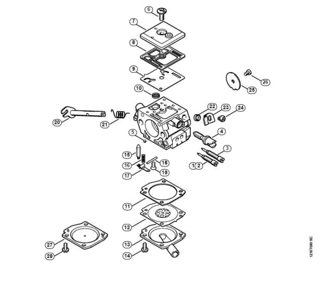Stihl 038 Mrii Carburetor - K-Group