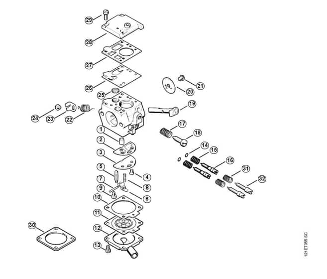 Stihl 038 Carburetor - L-Group
