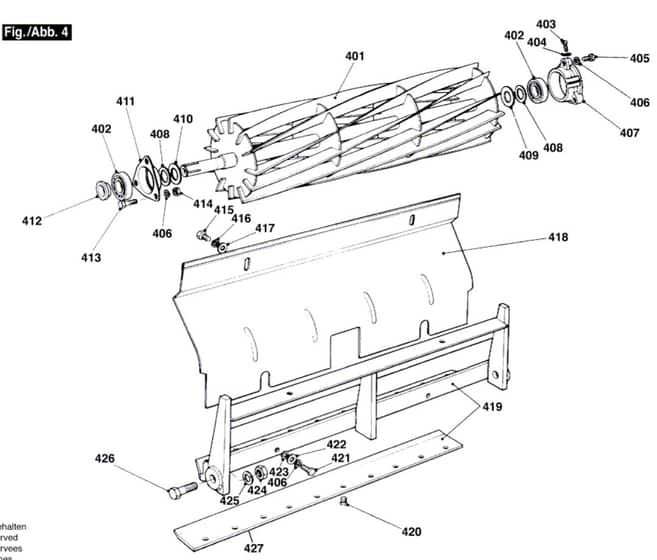 Atco Club B20 - F016L80419 - Cutter Assembly