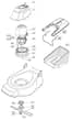 46 R PD EL - 2006 - 23-3768-75 - Mountfield Rotary Mower Blade Diagram