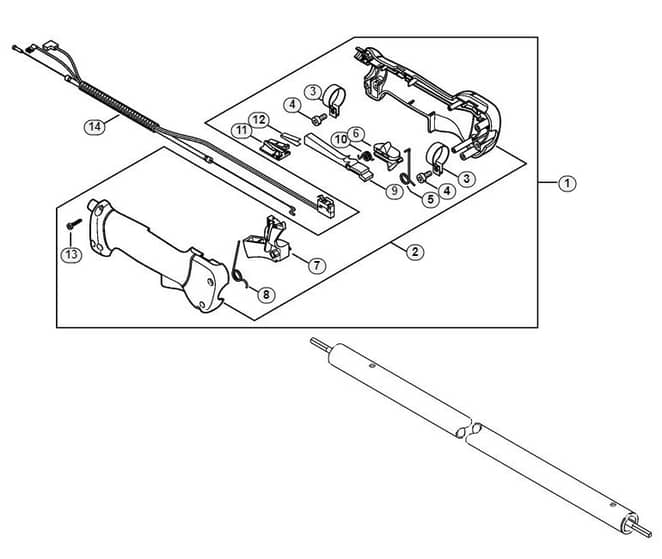Genuine Stihl HT130 / K - Handle