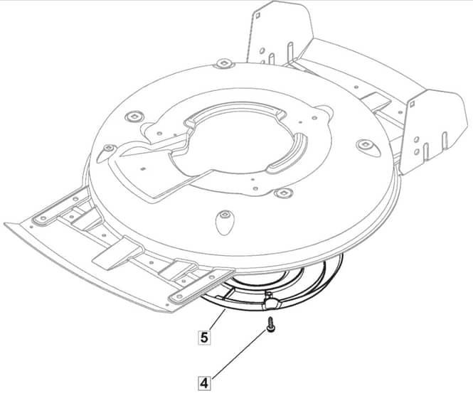 MULTICLIP 500 PD - 2011 - 291502023/M11 - Mountfield Rotary Mower Belt Protection Diagram