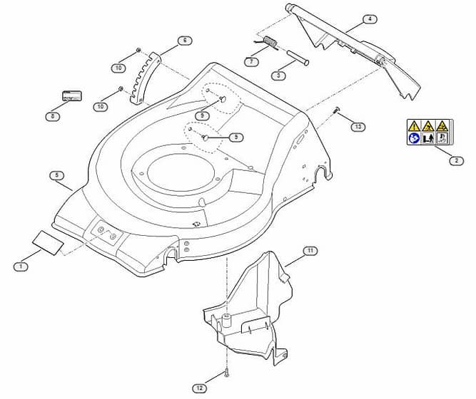 Genuine Stihl RM248.1 T / B - Housing