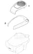 HW462 PD 4S - 2010 - 299487833/M10 - Mountfield Rotary Mower Engine Cover Diagram