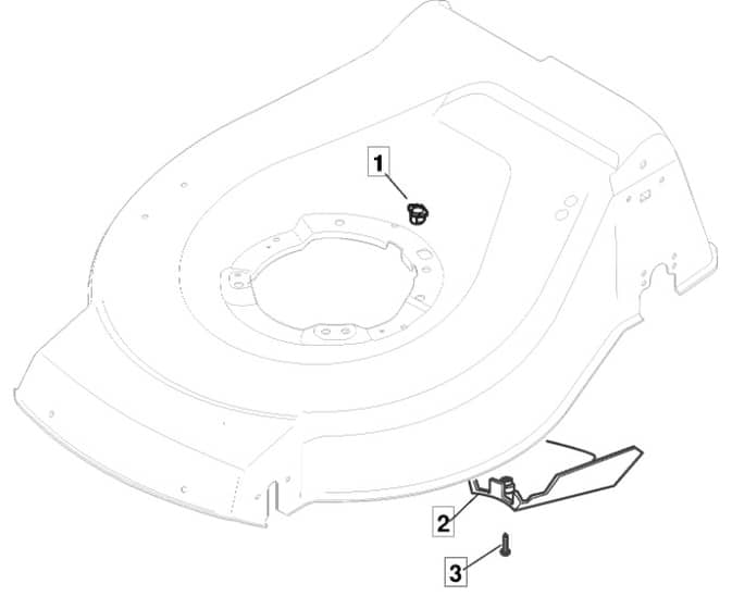S421R HP - 2014-2018 - 299434043/M14 - Mountfield Rotary Mower Belt Protection Diagram