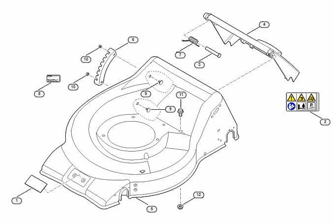Genuine Stihl RM248.1 / B - Housing