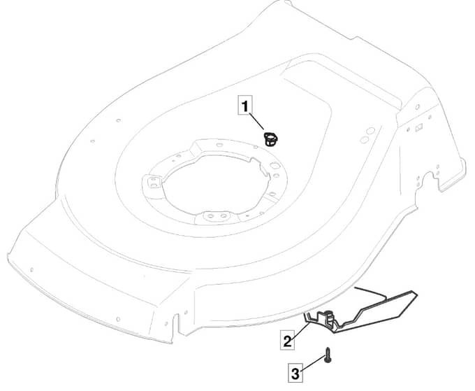 NW 484 TR B - 2011 - 299482024/LM - Mountfield Rotary Mower Belt Protection Diagram