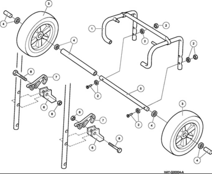 Allen Hovertrim 18" - 180E (311000001 - 311999999) - Kit - Undercarriage