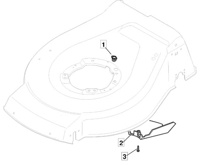 HP42 R - 2015-2017 - 299434143/BQ - Mountfield Rotary Mower Belt Protection Diagram