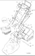 Hayter Hawk Push - 308N (308N001001 - 308N099999) - Upper Mainframe Diagram