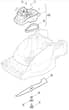 PRINCESS 34 - 2013-2020 - 294340063/M13 - Mountfield Rotary Mower Blade Diagram