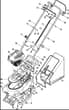 Hayter Spirit 41 Petrol Push - 617J (313001001 - 313999999) - Upper Assembly