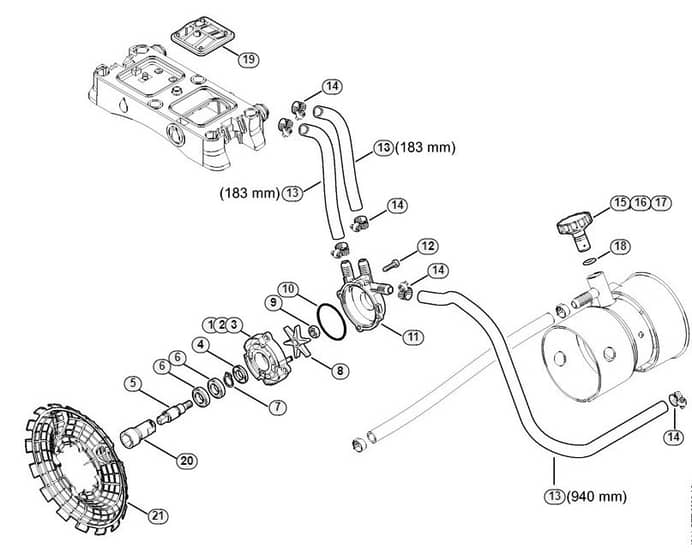 Genuine Stihl SR430 / O - Pressure pump
