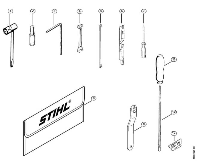 Stihl 032 Aveq Tools, Extras - K-Group