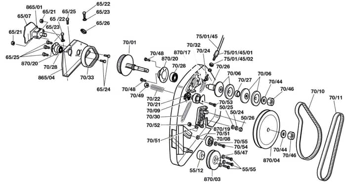 Atco Windsor 14S - 3616C14A00 - Drive Assembly