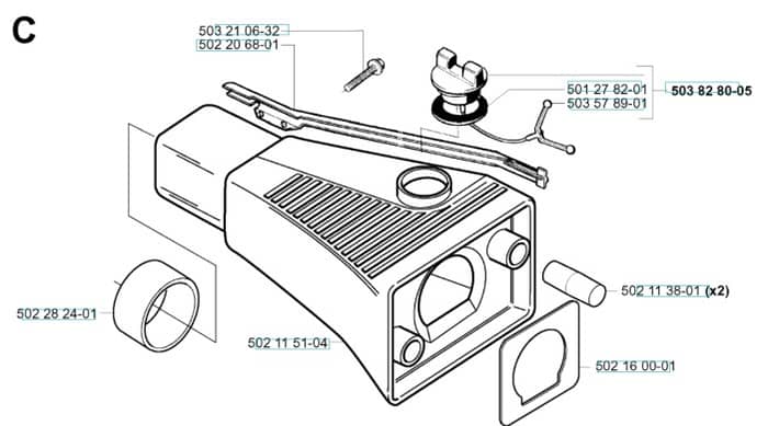 Husqvarna 240 - 2001-Current - Fuel Tank