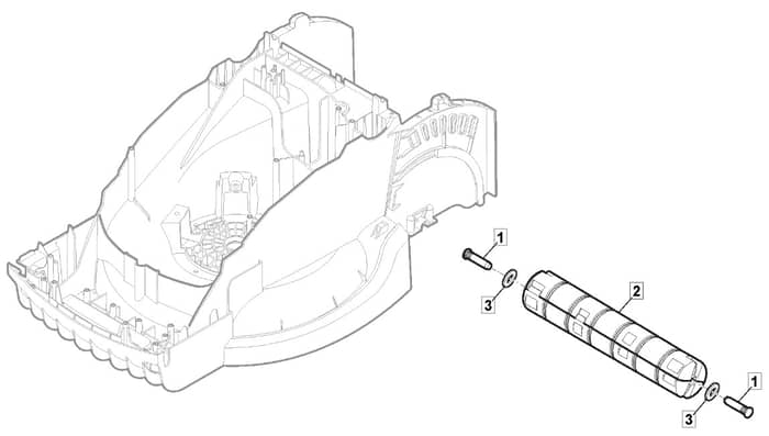 PRINCESS 38 - 2021-2022 - 294380063/M21 - Mountfield Rotary Mower Roller Diagram