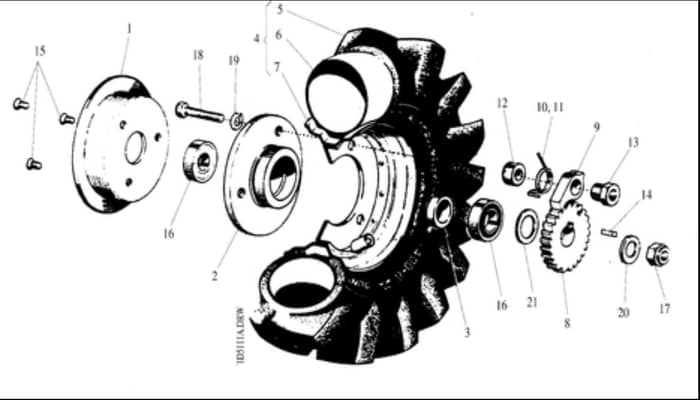 Hayter Condor Ratchet Drive - 511N (511N001022 - 511N099999) - Wheel - Hub Assembly