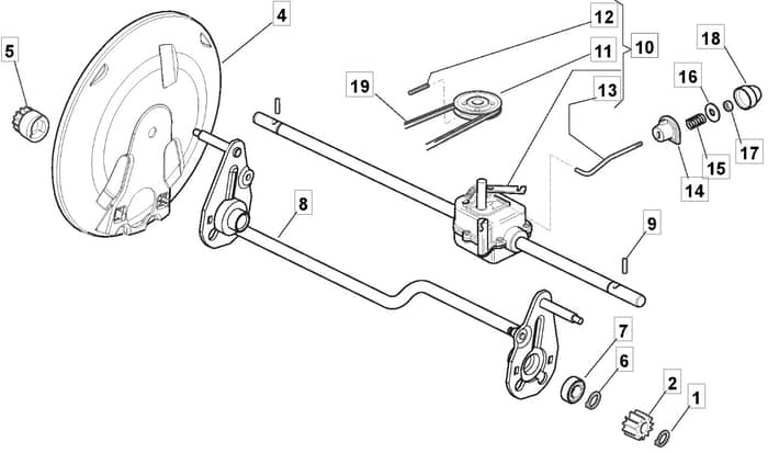 M512 PD BW BBC - 2010 - 292157338/MFR - Mountfield Rotary Mower Transmission Diagram