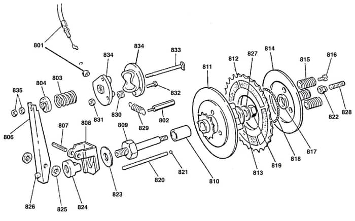 Atco Club B17 - F016L80391 - Drive Assembly 02