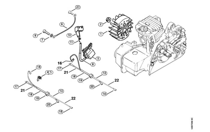 Stihl 023 Ignition System - K-Group