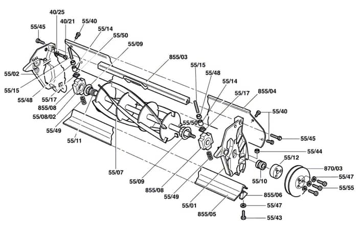 Atco Windsor 14S - 3616C14A00 - Cutter Assembly
