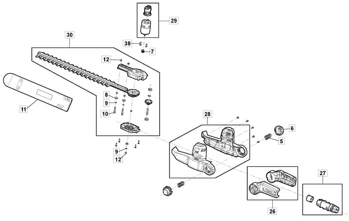 MPH 50 Li - 2021-2022 - 278710033/M21 - Mountfield Brushcutter Hedge Trimmer Diagram