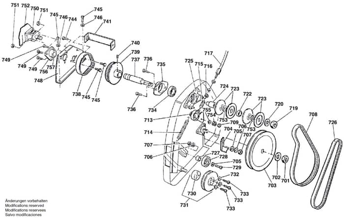 Atco Windsor 14S - F016L80597 - Drive Assembly